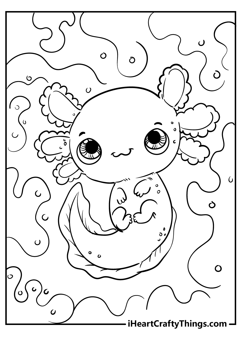 kawaii animals coloring pages