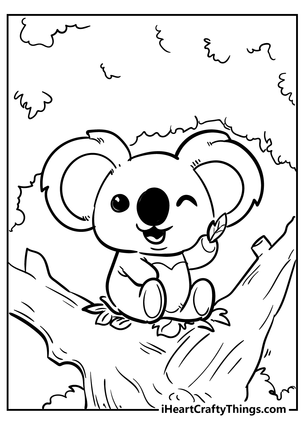 simple coloring pages animals