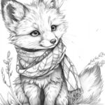 50 Little Forest Animals Wearing Clothes Woodland Animals Coloring Pages Adults Kids Instant Download Grayscale Coloring Book Etsy