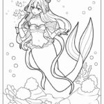50 Mermaid Coloring Pages Free PDF Printables 