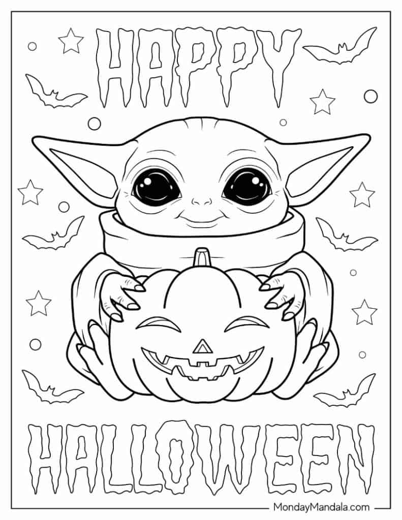 500 Halloween Coloring Pages Free PDF Printables Worksheets Library