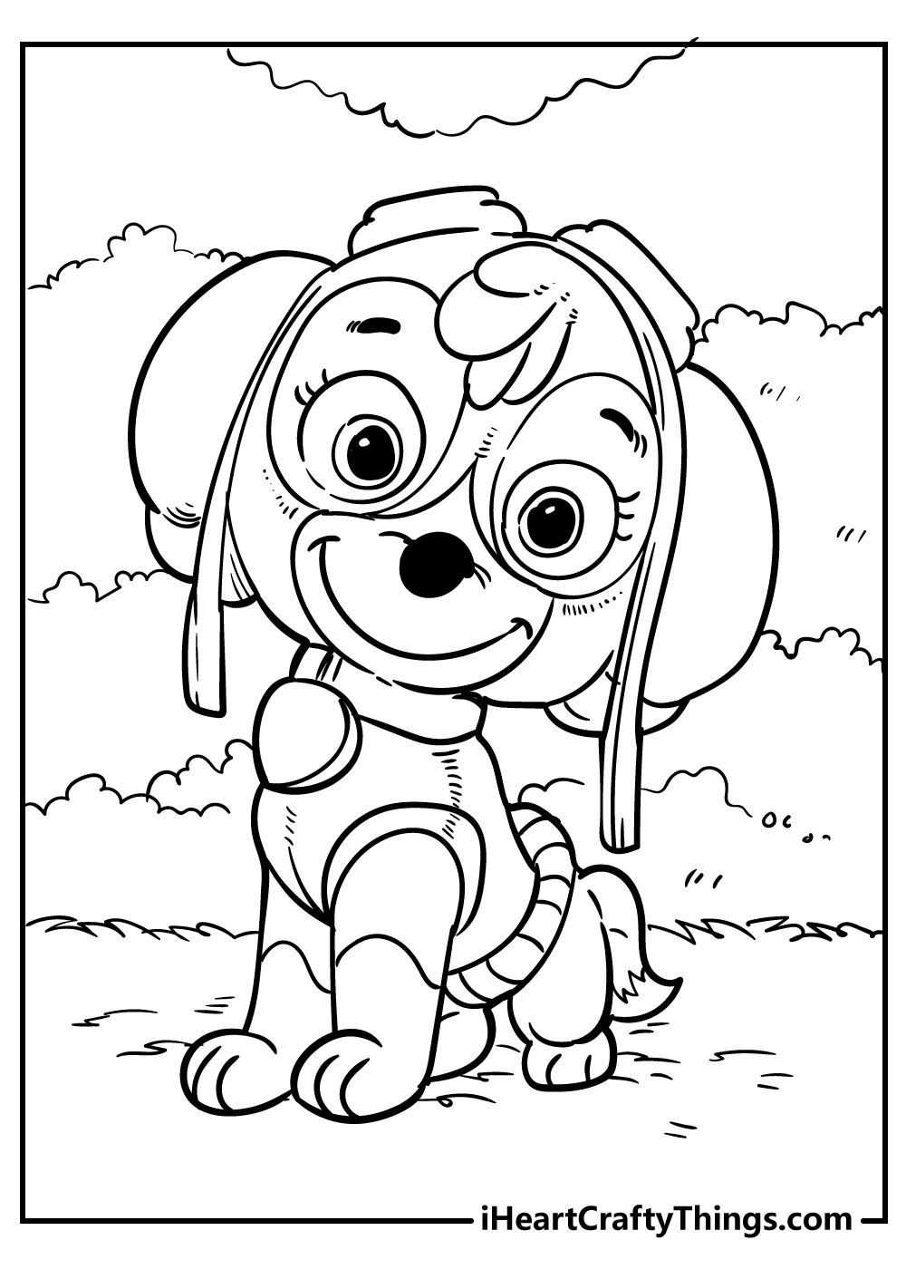 paw patrol all characters coloring pages