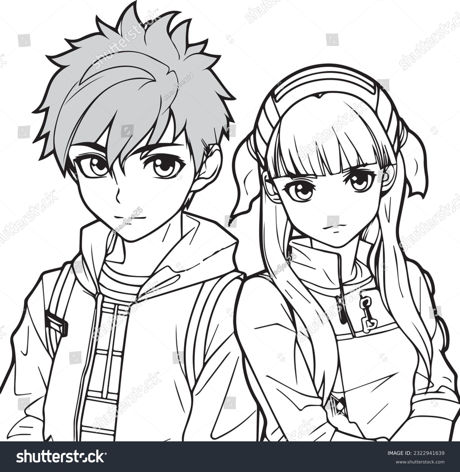70 Anime Couple Coloring Pages Stock Vectors And Vector Art Shutterstock 70 Anime Couple Coloring Pages Stock Vectors And Vector Art Shutterstock