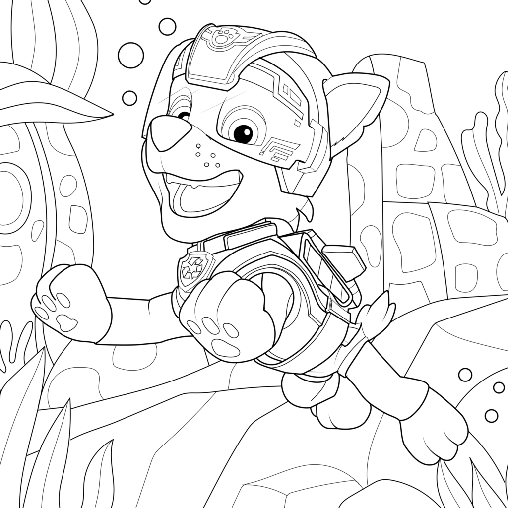 coloring pages of paw patrol characters