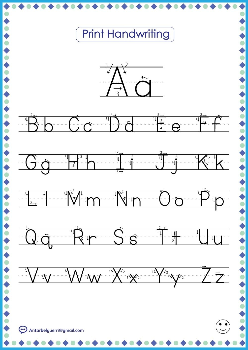 8 Print Handwriting Practice Ideas Print Handwriting Lowercase Cursive Letters Handwriting Alphabet