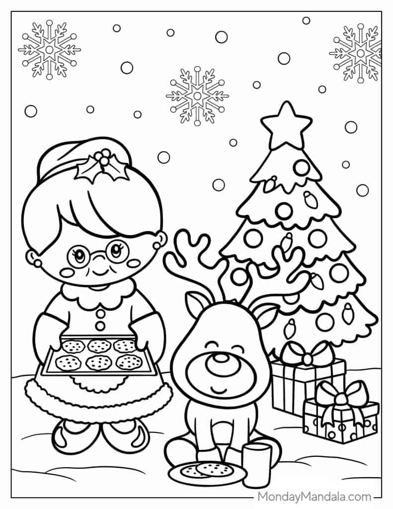 94 Santa Coloring Pages Free PDF Printables 