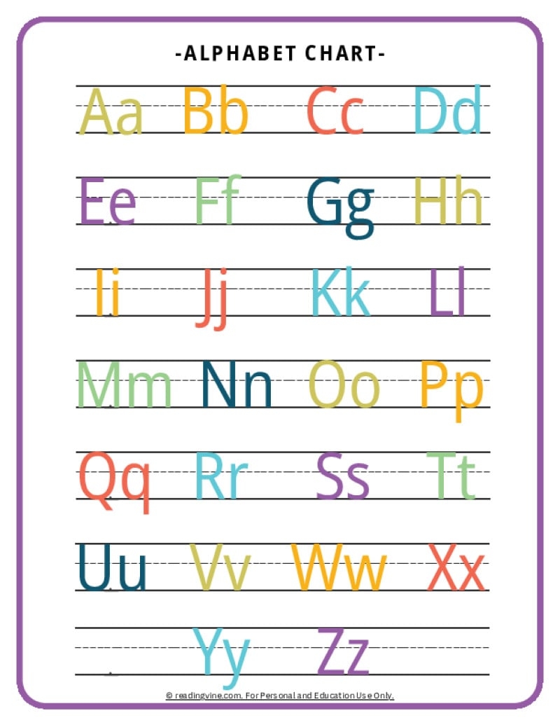 upper and lower case alphabet printables
