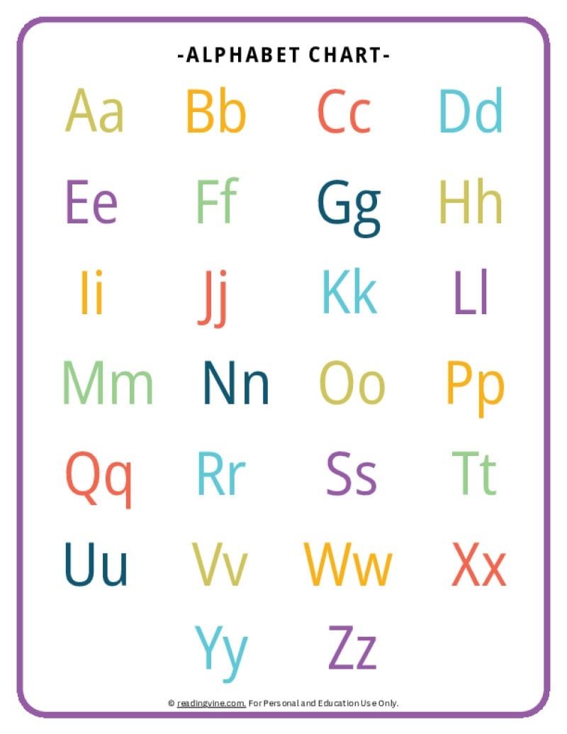 printable abc alphabet