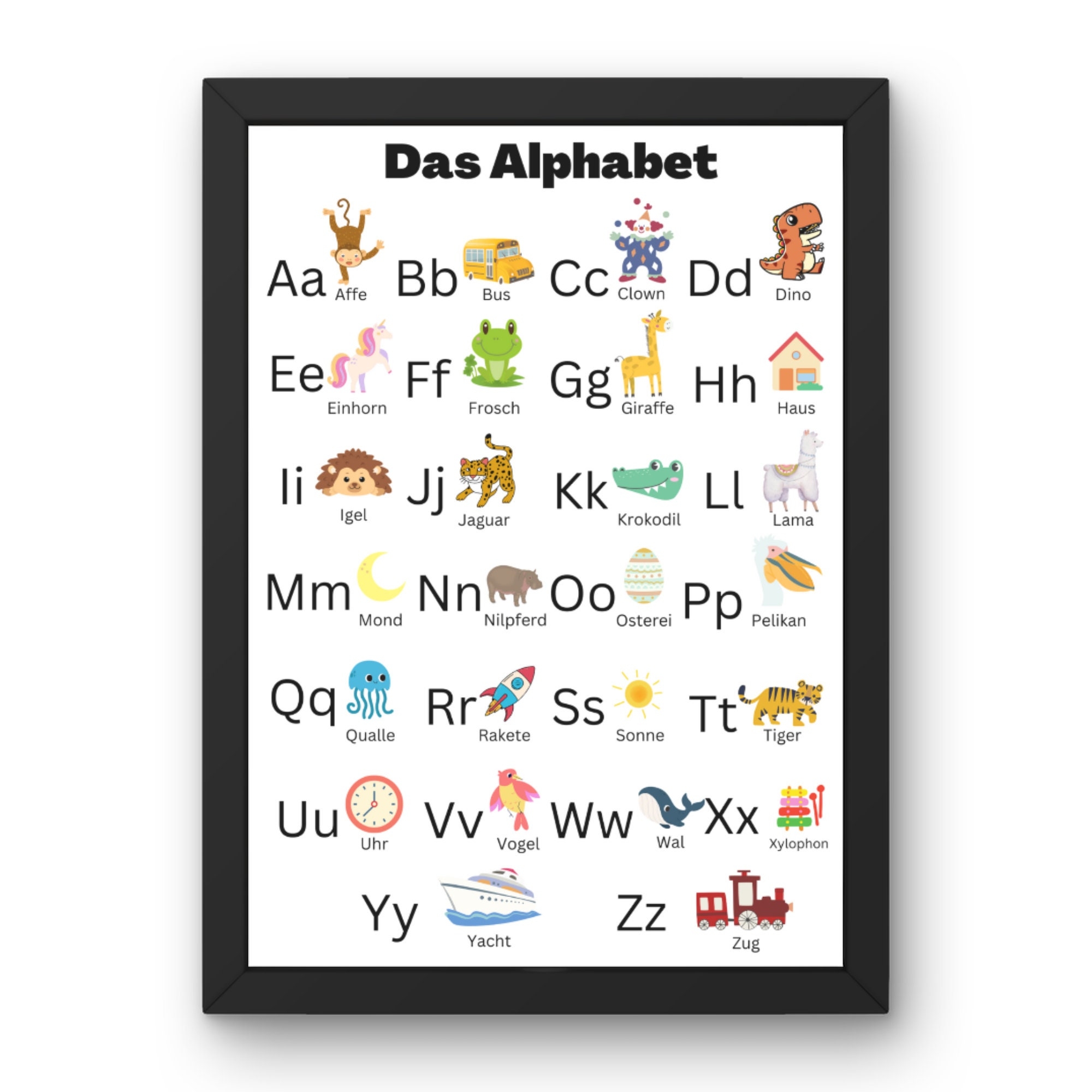 alphabet wall posters printable pdf