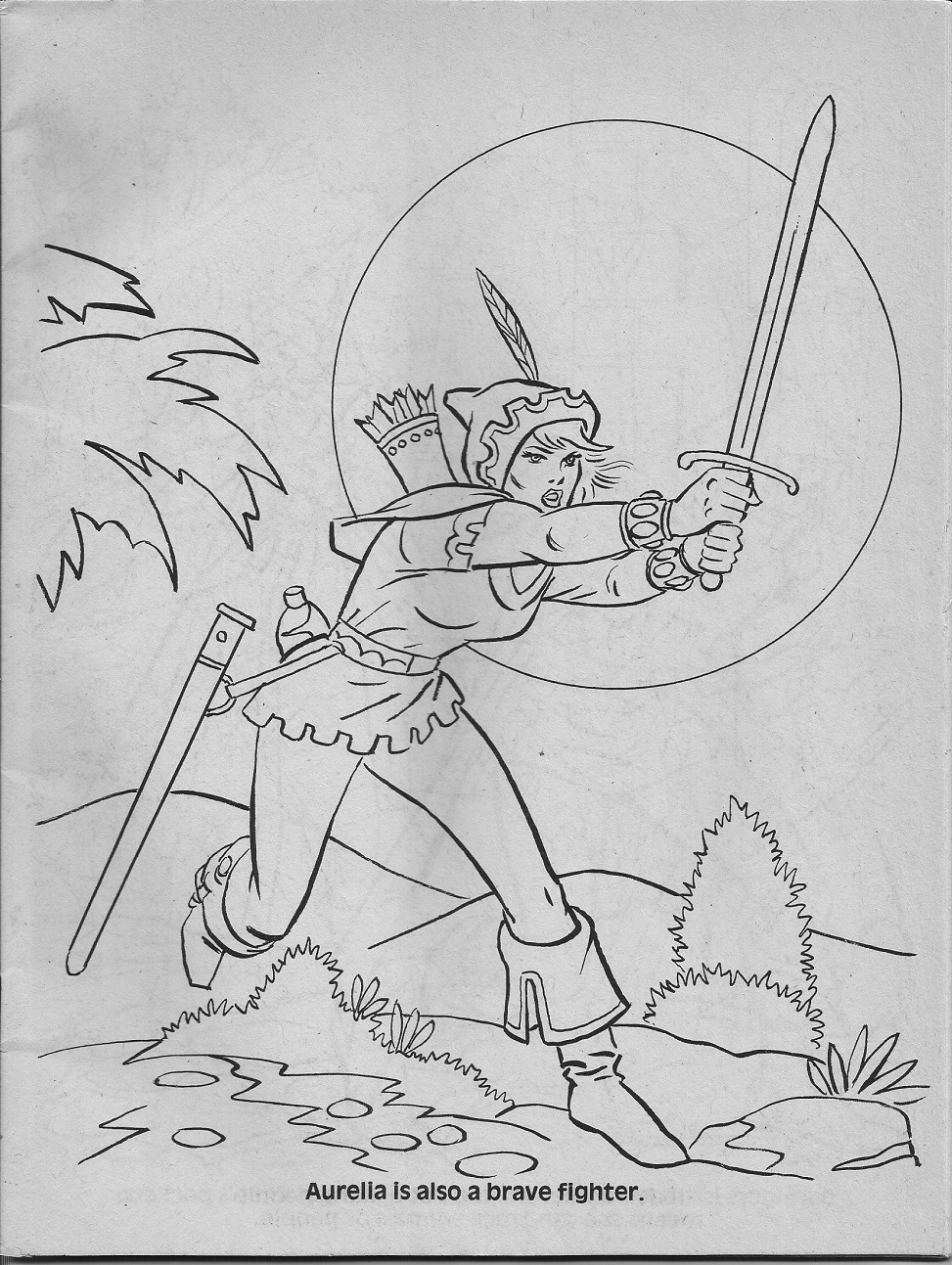 Advanced Dungeons Dragons Characters Coloring Book 1983 Part One 2 Warps To Neptune