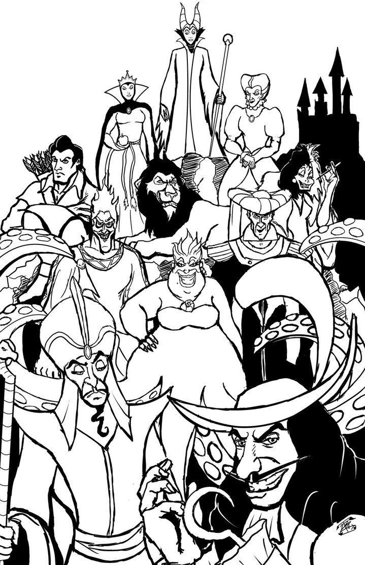 All Disney Coloring Pages For Adults