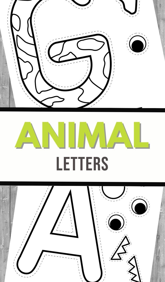 Alphabet Animals Craft Printables 3 Boys And A Dog