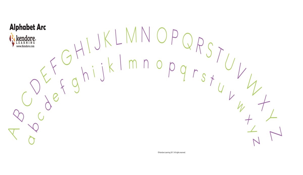 alphabet arc printable