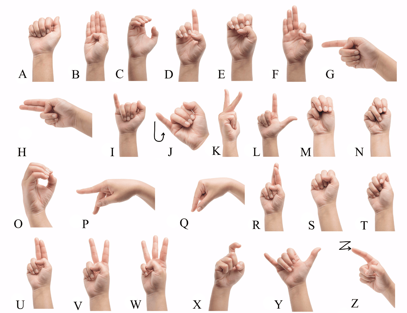 free printable asl alphabet