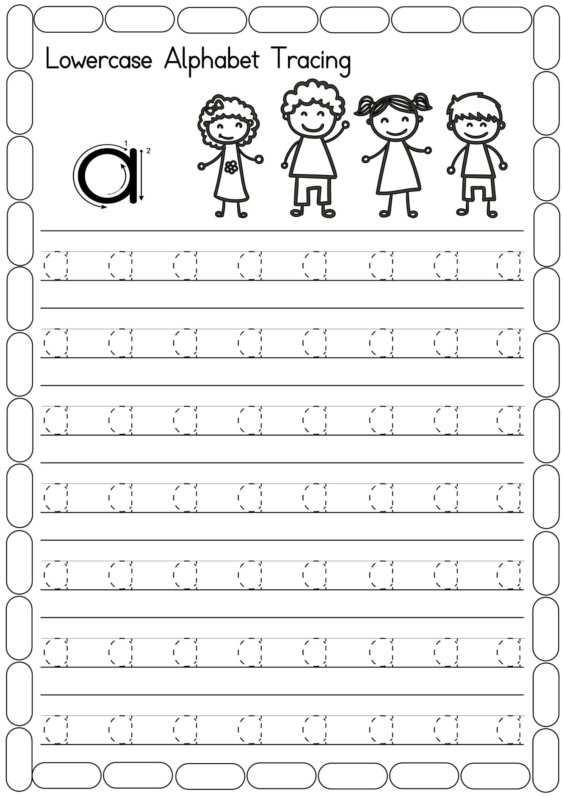 alphabet tracing printable