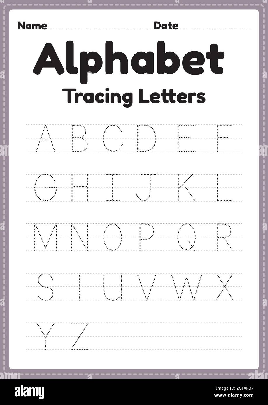 preschool printables alphabet tracing