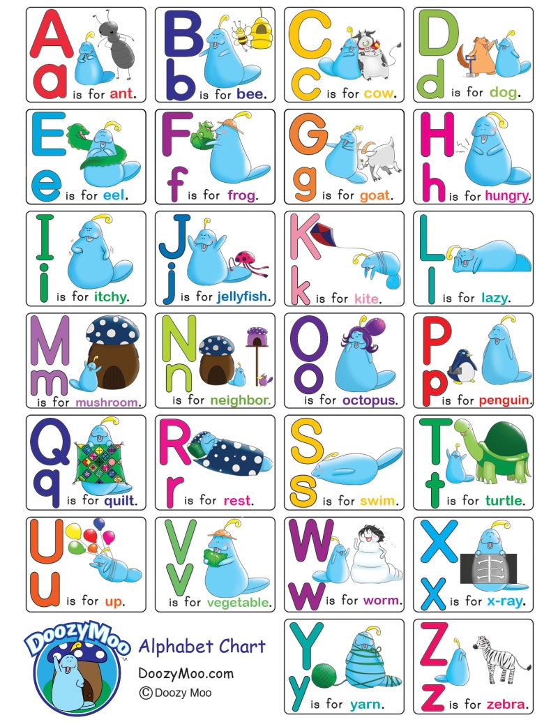 alphabet pictures printables