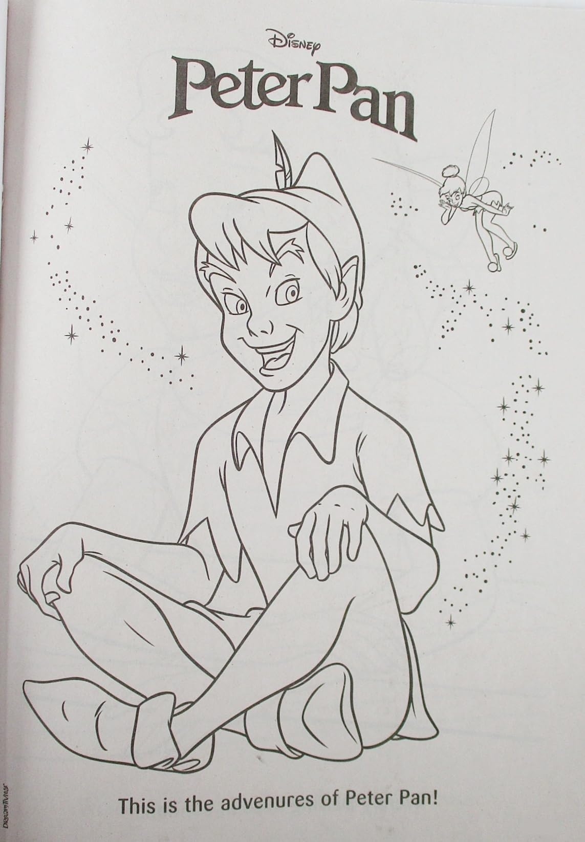 peter pan characters coloring pages