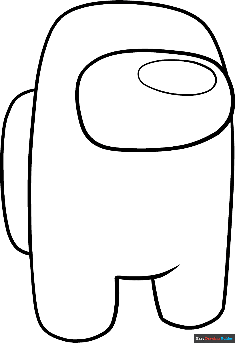among us character coloring pages