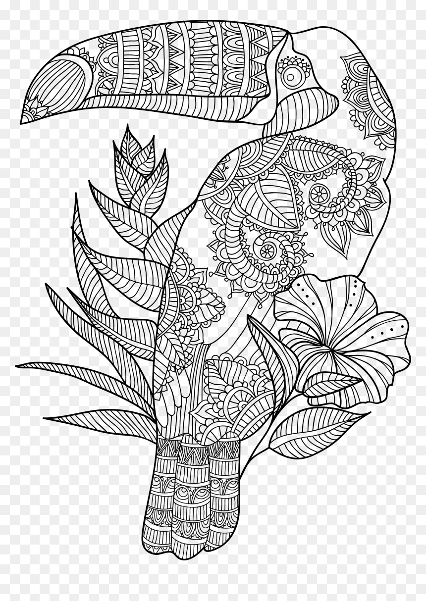 detailed coloring pages of animals