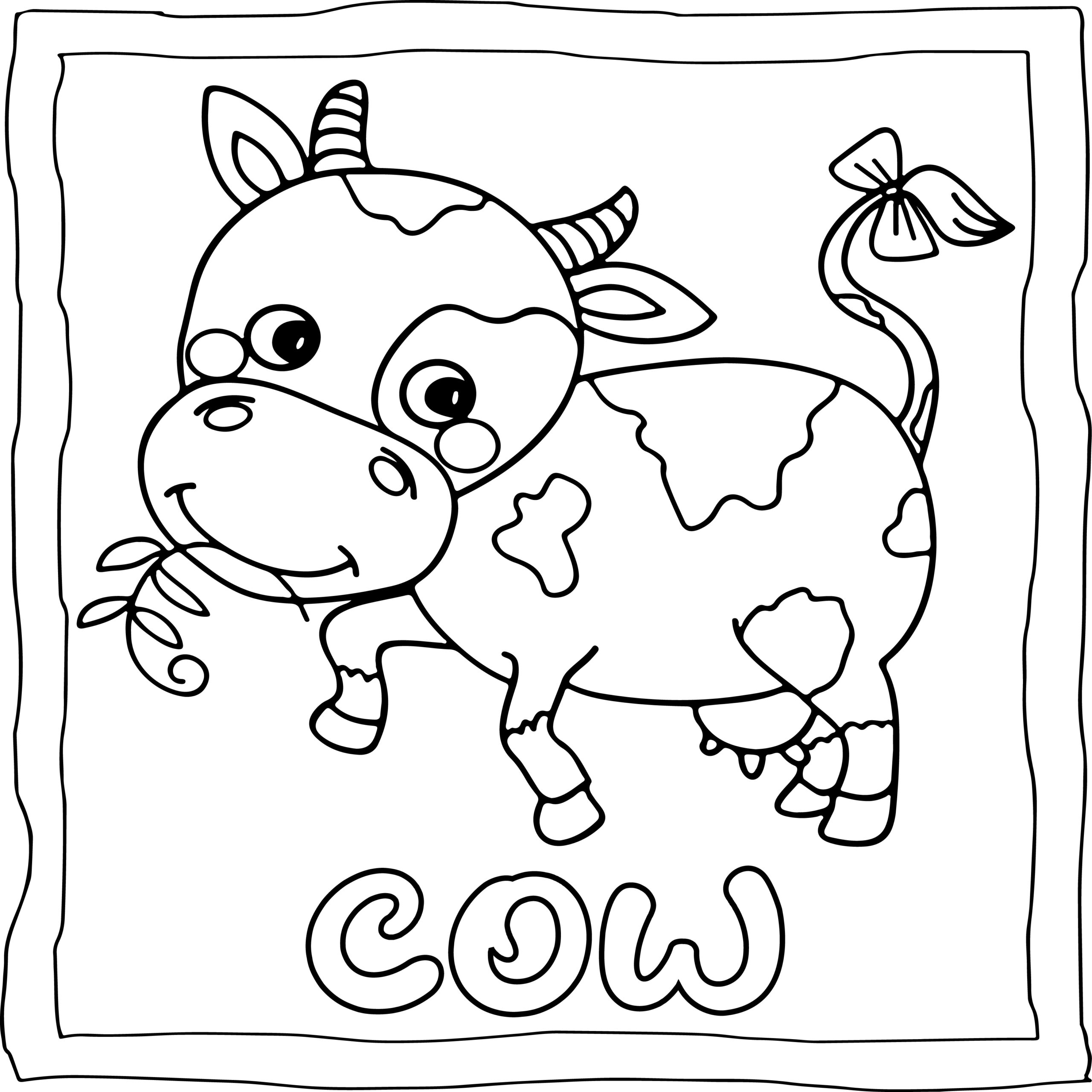 easy animal coloring pages