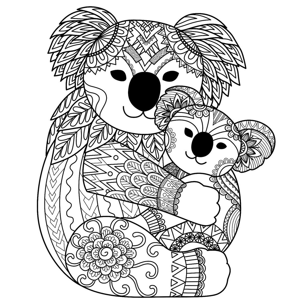 Animal Coloring Pages For Kids Free Printable Coloring Pages Of Worksheets Library