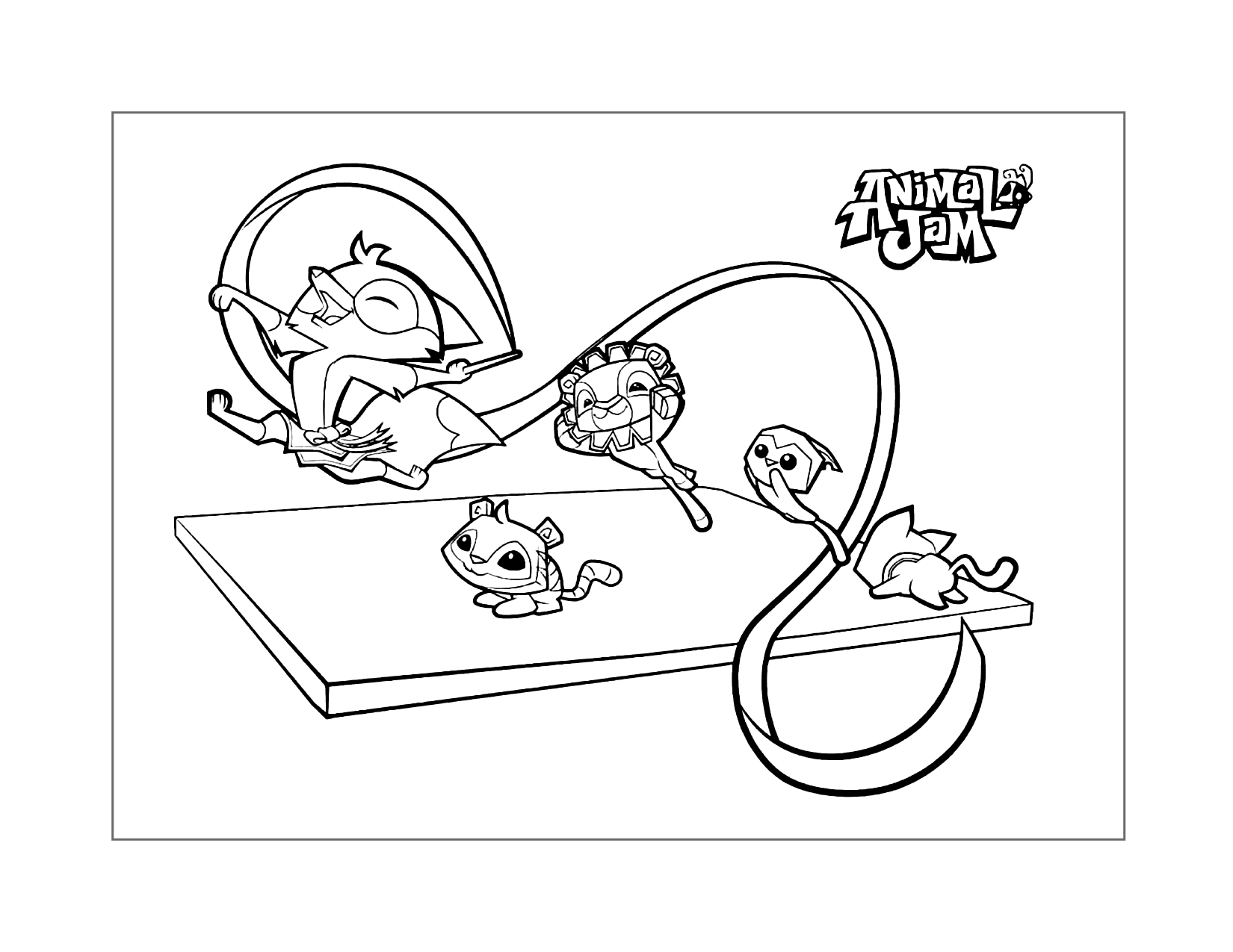 Animal Jam Coloring Pages Printable Coloring Pages FREE Animal Jam Coloring Pages Printable Coloring Pages FREE