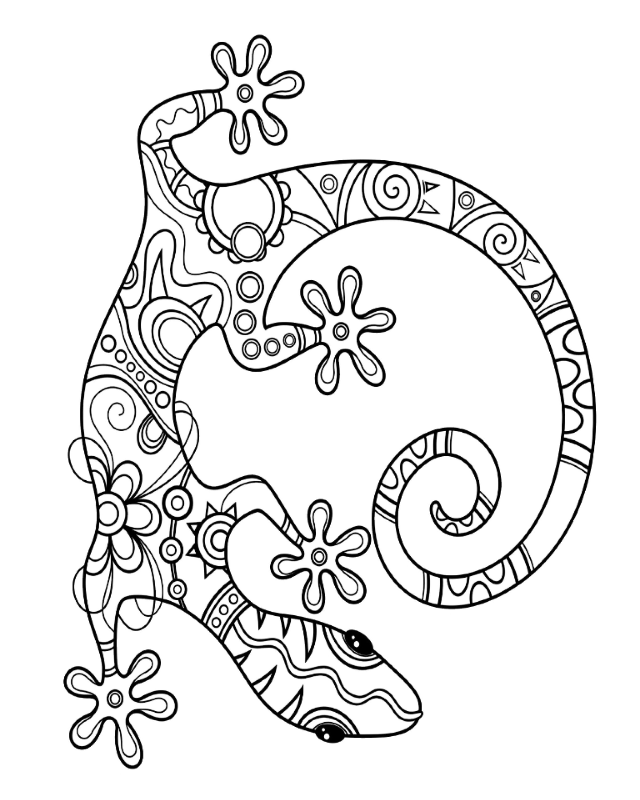 Animal Mandala Coloring Pages Adult Coloring Pages Printable Animal Coloring Book All Ages Color Book Etsy