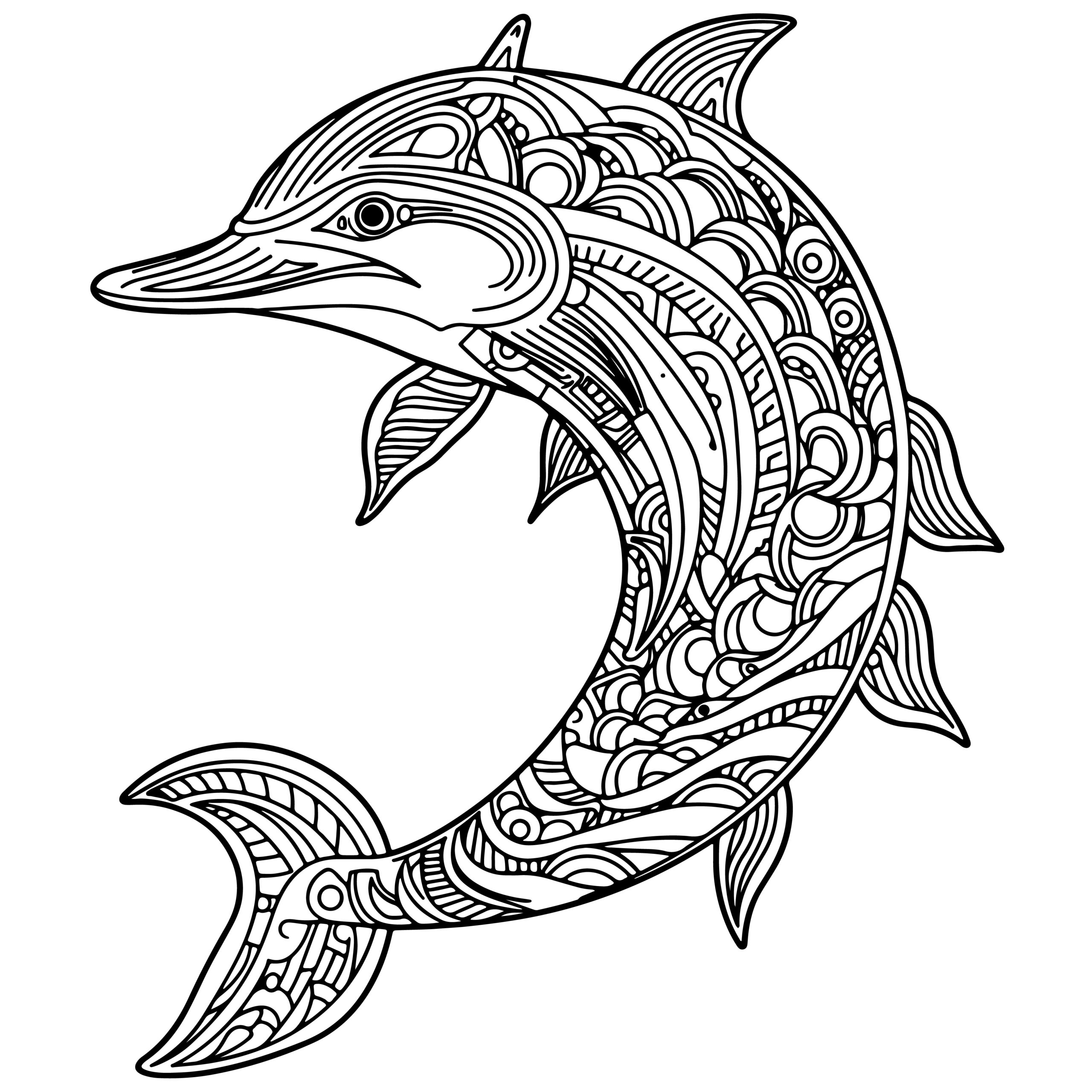 mandala animal coloring pages
