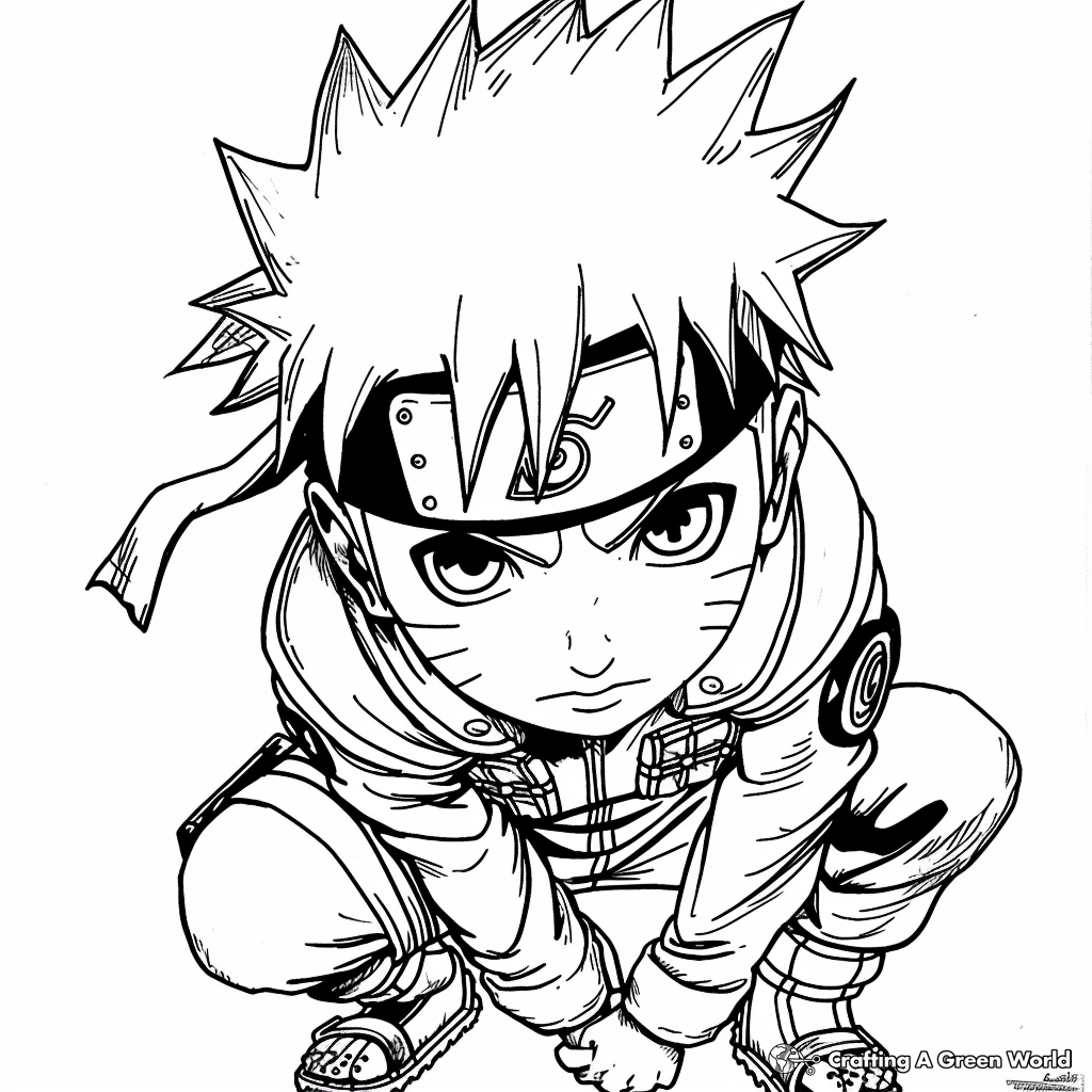 coloring pages anime characters