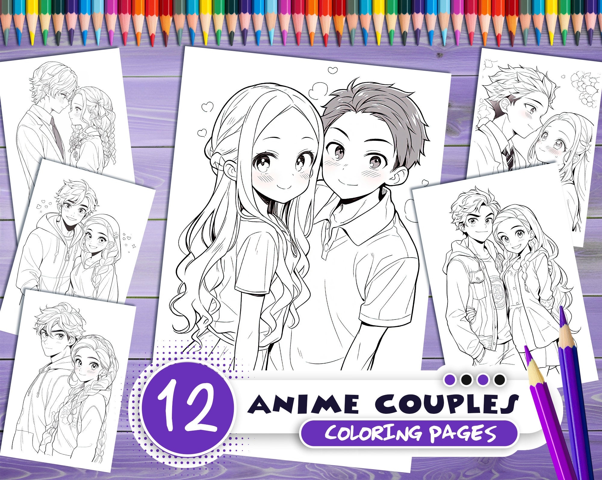Anime Couples PDF Coloring Book Printable Colouring Pages For Adults Manga Cartoon Characters thick Outlines Anime Lovers Jpg Etsy Anime Couples PDF Coloring Book Printable Colouring Pages For Adults Manga Cartoon Characters thick Outlines Anime Lovers Jpg Etsy