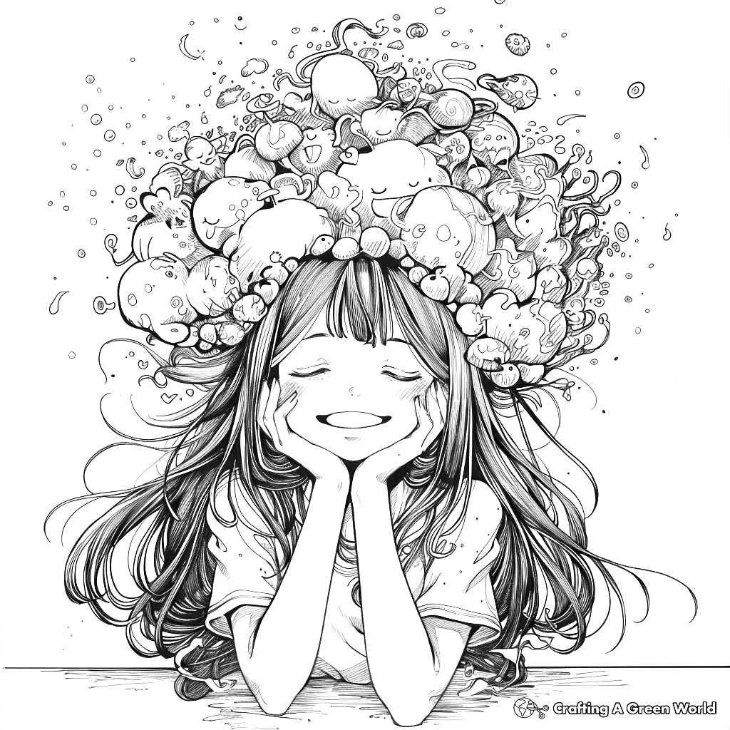 coloring pages for adults anime