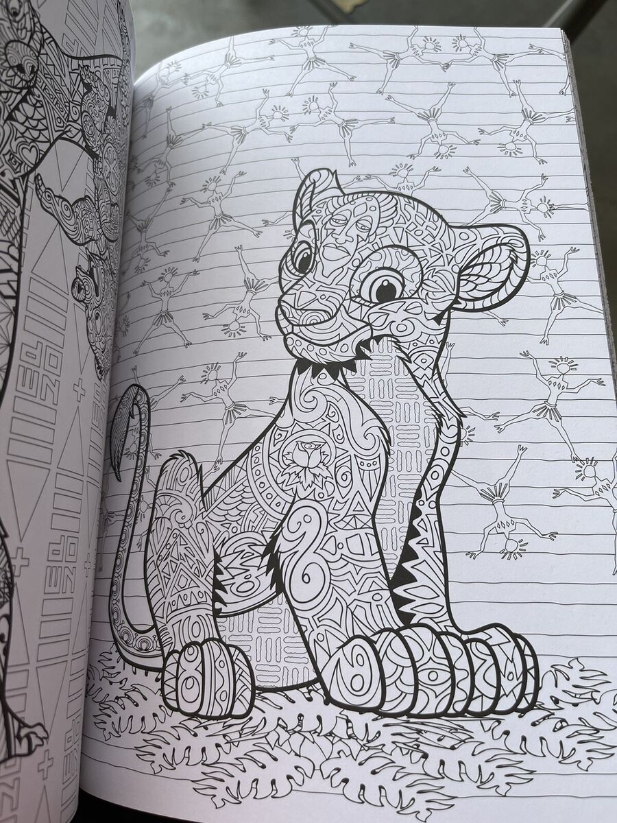 Art Of Coloring Disney Animals 100 Images To Inspire Creativity EBay