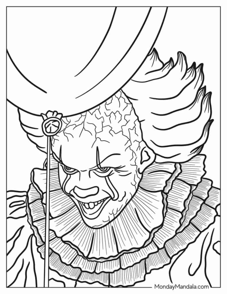 Baby Pennywise Lineart By JadeDragonne