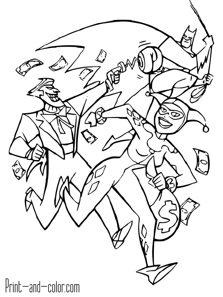 batman animated series coloring pages
