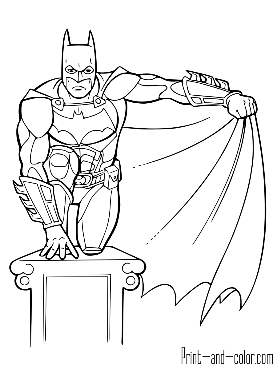 batman characters coloring pages