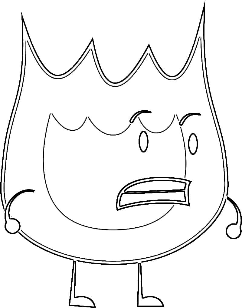 Battle For Dream Island Coloring Page