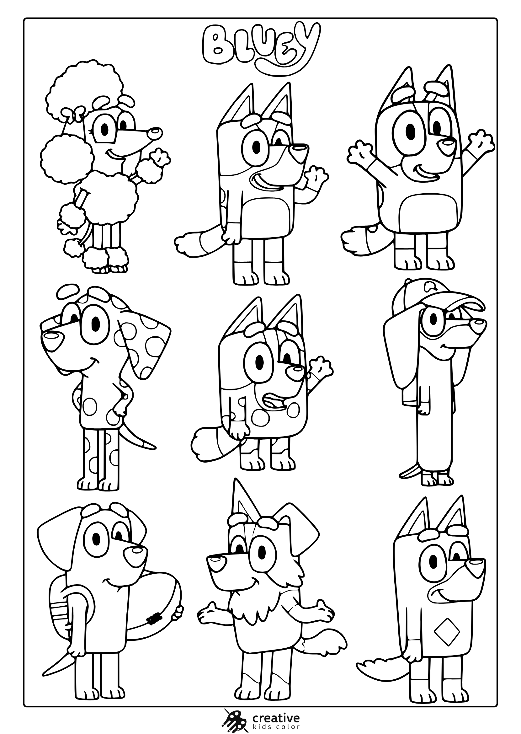 printable coloring pages characters