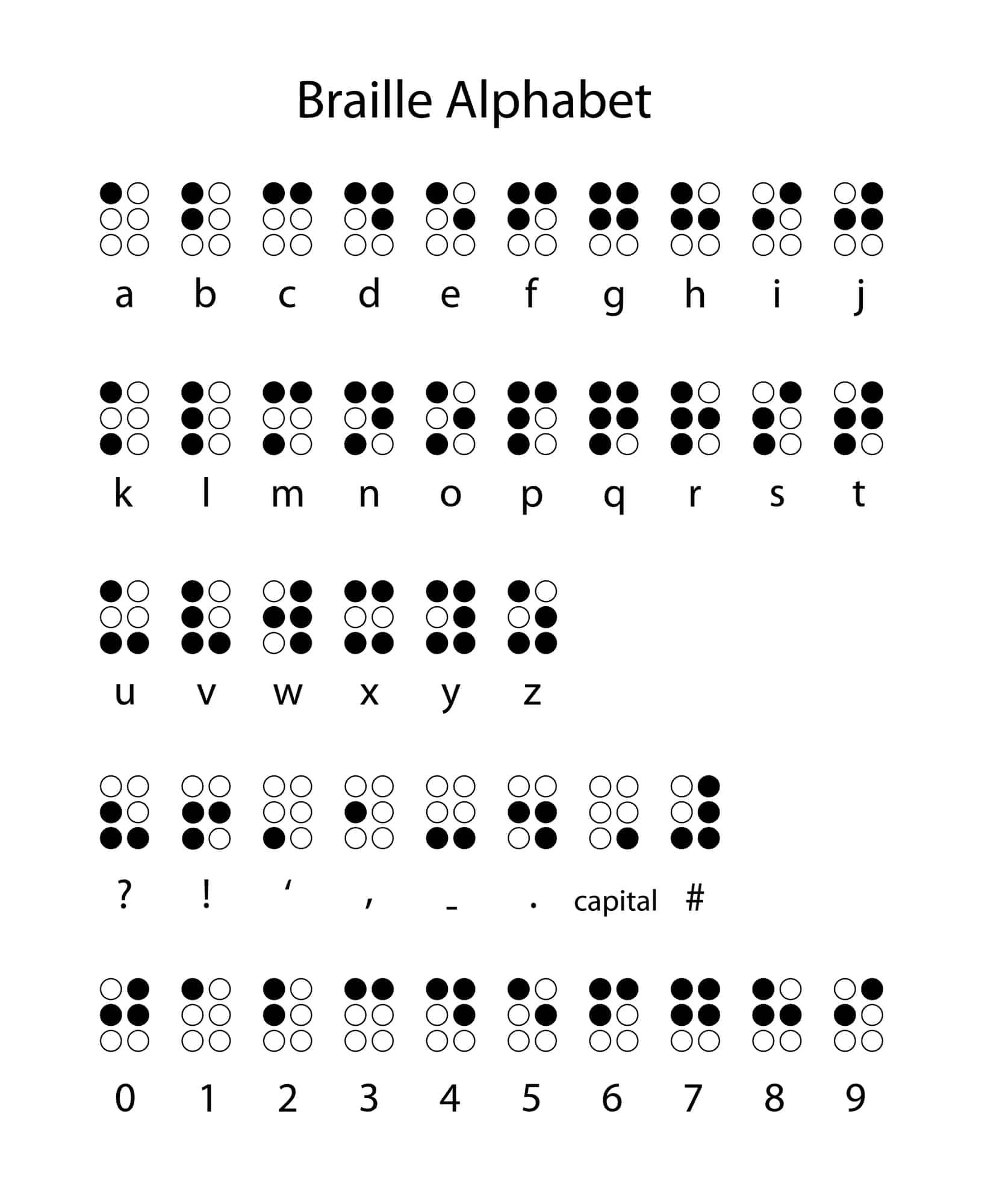 Braille Activity For Sighted Students The Homeschool Scientist