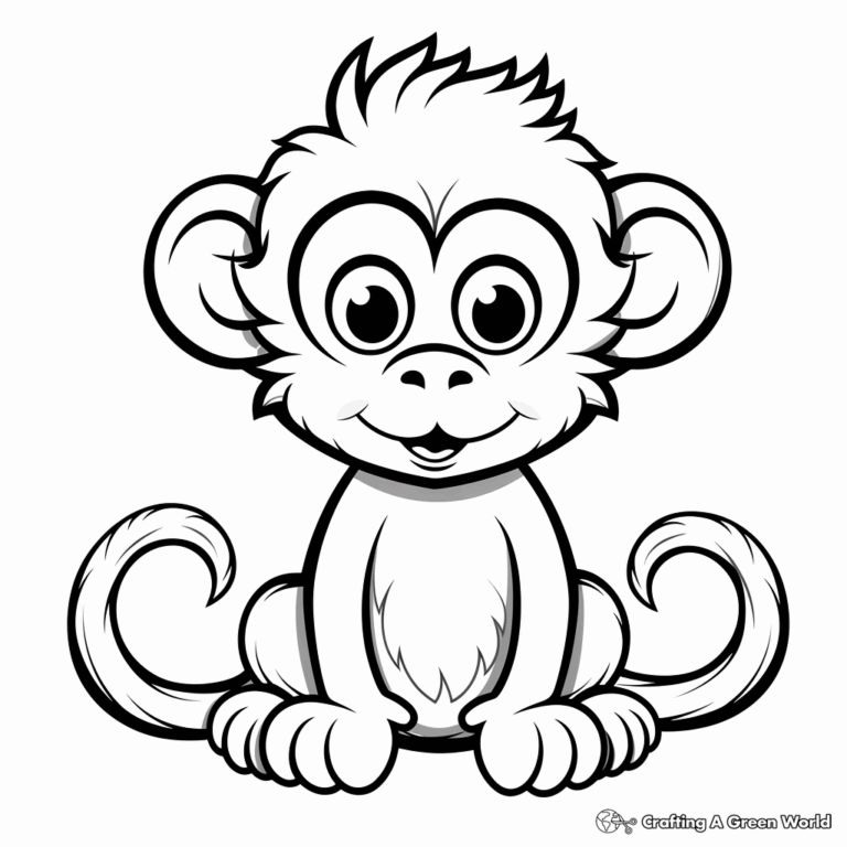 Cartoon Animals Coloring Pages Free Printable 