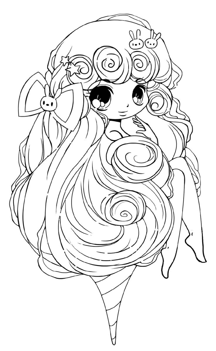 Chibi Girl Coloring Pages Good Style For Children Educative Printable
