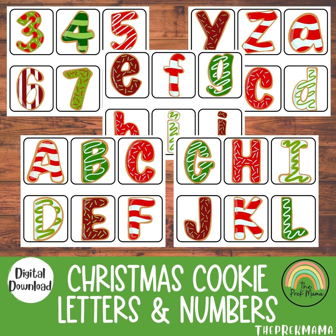 printable christmas alphabet letters