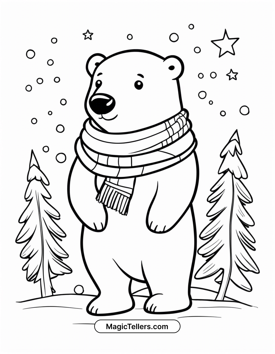 christmas character coloring pages