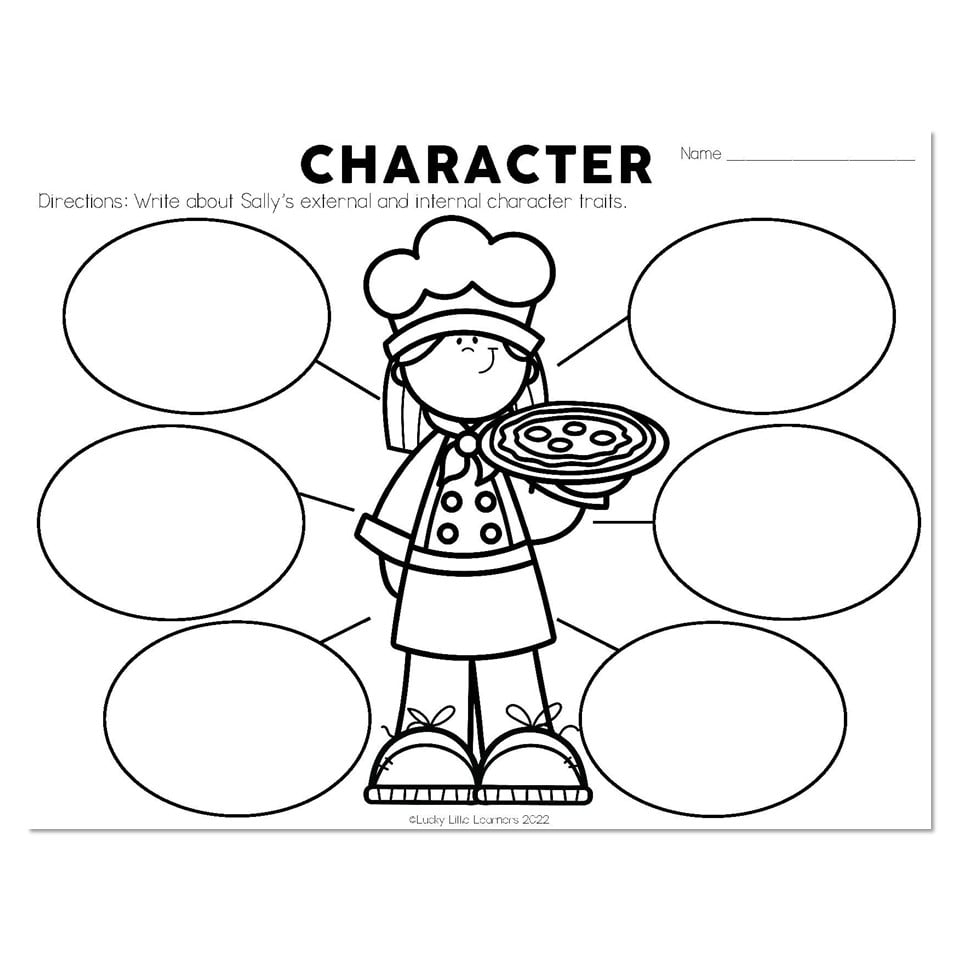 character traits coloring pages