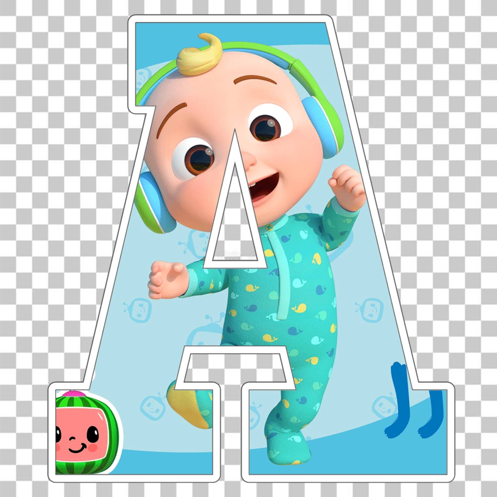 Cocomelon Alphabet Letters Png MR ALPHABETS