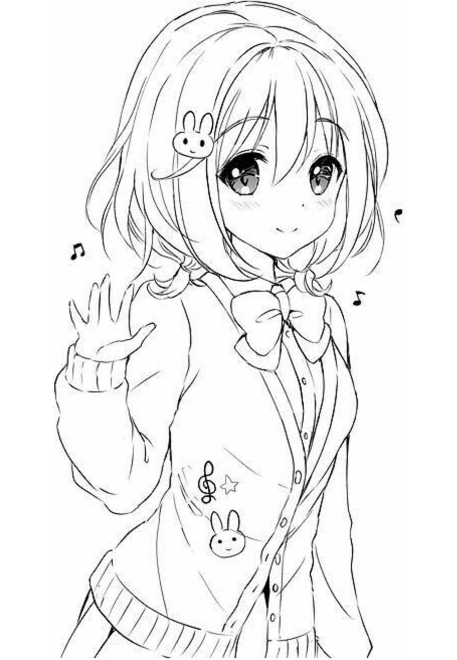 anime printable coloring pages