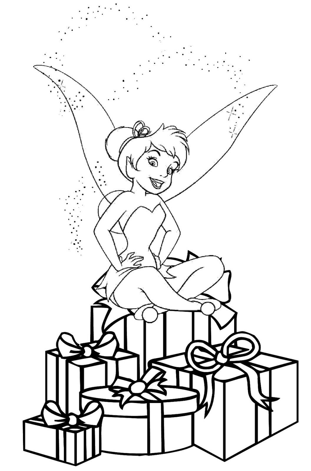 disney christmas characters coloring pages