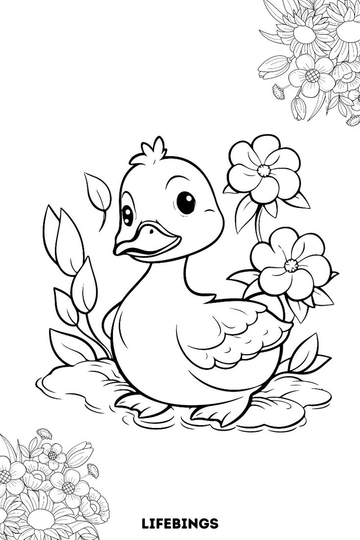 animal cute coloring pages