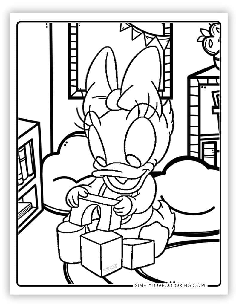Cute Disney Coloring Pages Free PDF Printables Simply Love Coloring