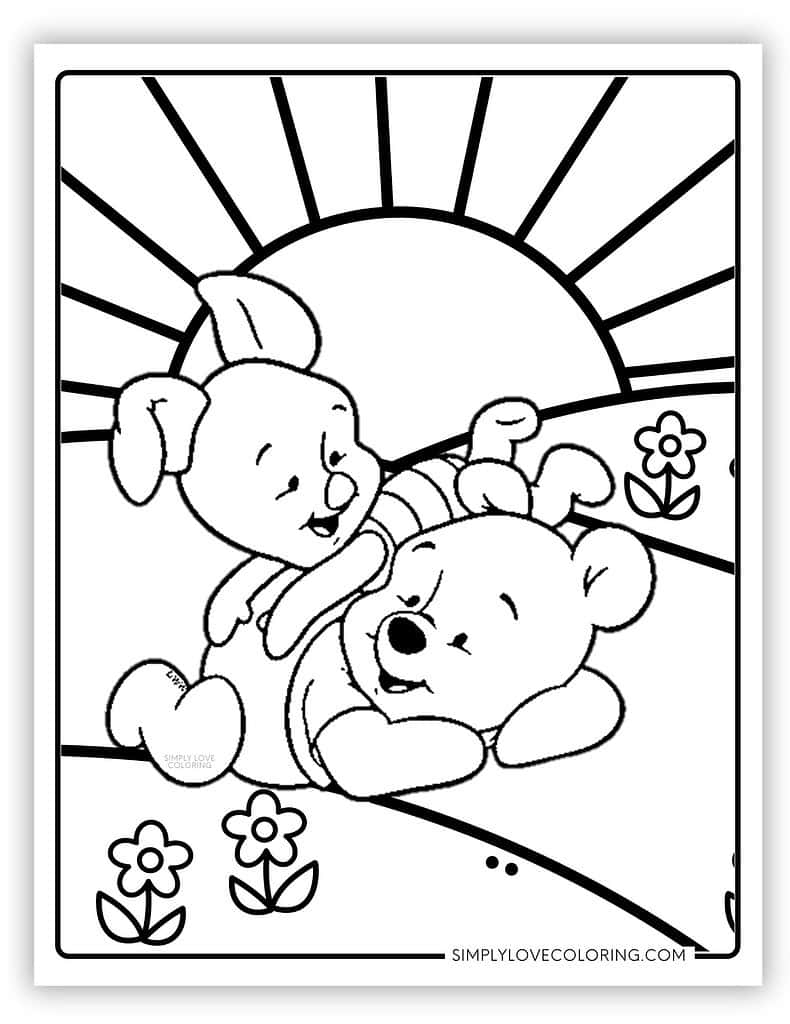 disney characters printable coloring pages
